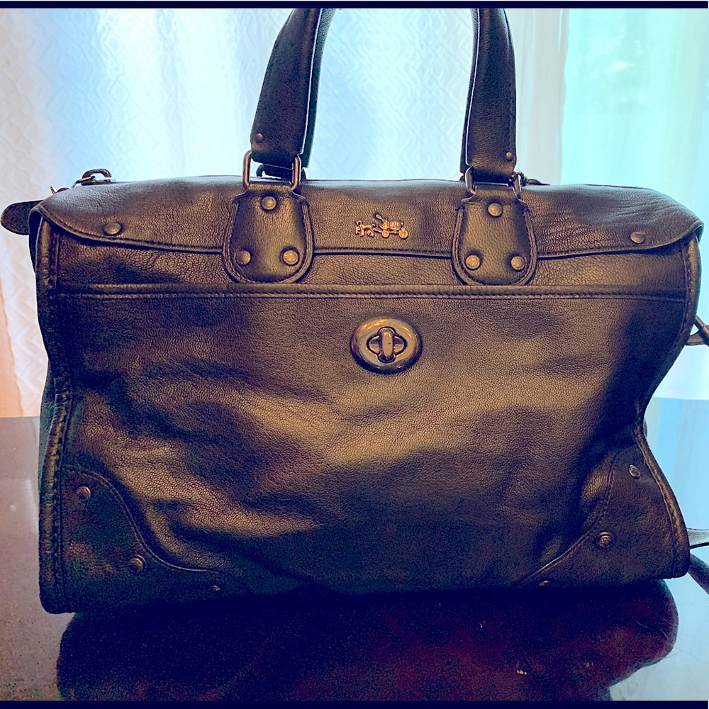 Coach Leather Bag. Never been used. A STEAL!